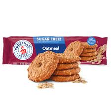 Healthy cookie dough oatmeal snacking in sneakers. Voortman Bakery Sugar Free Oatmeal Cookies 8 Oz Bag Pack Of 4 Delicious Sugar Free Cookiemade With Real Ingredients Perfect For Snacktime Lunches And More Amazon Com Grocery Gourmet Food