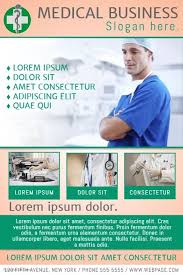 Free Medical Doctor Flyer Template For Medical Business Postermywall Medical Business Free Medical Doctor Medical