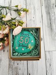 50th Birthday Gift Box For Her 50th Birthday Gifts 50th Birthday Keepsakes 50th Celebration Keepsake Stone Comes In A Gift B Birthday Keepsakes 50th Birthday 50th Birthday Gifts For Woman