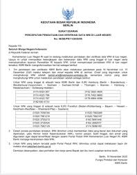 Contoh surat dinas lengkap, bisa untuk sekolah, perusahaan, karyawan, pemerintah, swasta dan lain sebagainya. Konsulat Jenderal Republik Indonesia Di Frankfurt Republik Federal Jerman