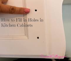 How To Fill In Holes In Kitchen Cabinets Refacing Kitchen Cabinets Painting Kitchen Cabinets Kitchen Cabinets