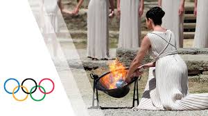 Antonio rebollo lit the cauldron at the opening ceremony. Rio 2016 Olympic Torch Relay The Lighting Ceremony In Ancient Olympia Olympic News