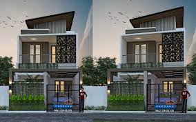 Inspirasi desain rumah kantor 2 lantai di lahan 15x10 meter. Desain Rumah 6 X 15 M2 2 Lantai Bergaya Modern Tropis Desain Rumah Online
