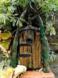These enchanting fairy gardens will bring magic into your home. Fairy Door Fairy Garden House Rustic 677686971