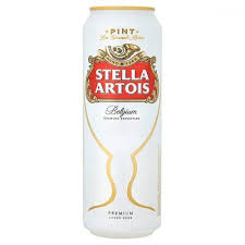 She is very intelligent and she knows it. Stella Artois Lager Beer Pint Can Cannich Stores