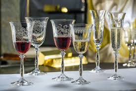 Czechoslovakian glass crystal snack dish. Bohemia Crystal Wine Glass Set Wine Glass Glass