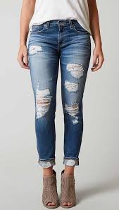 Destructed Jean Street Style Big Star Vintage Maddie Jean