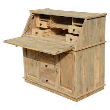 Shop for drop front writing desk online at target. Mapalia Rustic Solid Wood Drop Front Secretary Desk