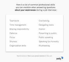Student's strengths (include a description of the student's behavioral strengths, such as positive interactions with staff, ignoring the inappropriate behavior of peers, accepts responsibility, etc.): What Is Your Greatest Weakness Job Interview Examples