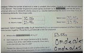 What units are given to the right of the. 50 Pointsgizmos Moles Activity Chemistrycan Someone Please Help Me Out Brainly Com