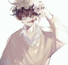 Animeboy Brownhair Glasses Anime Art Girl Cute Anime Boy Boy Art