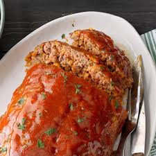 Home Style Glazed Meat Loaf Recipe In 2021 Entree Recipes Ground Beef Recipes Beef Dinner
