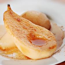 Poires Au Rhum Au Micro Ondes Chatelaine Recipes Butterscotch Sauce Recipes Pear Recipes