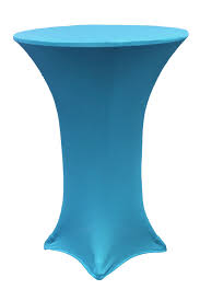 Spandex Cocktail Table Cover 36 Round Aqua Blue Cocktail Tables Table Covers Round Cocktail Tables