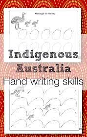 Indigenous Australia Early Handwriting Activities Www Teachezy Com Www Earlychildhoodteachezy Com Aboriginal Education Australia Crafts Indigenous Education