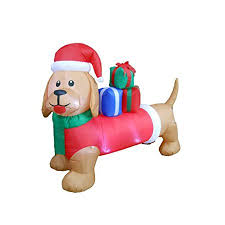 Give your dog exactly what they want. Bzb Goods 6 Foot Long Christmas Inflatable Dog Puppy Gift Box Led Lights Lighted Blowup Party Decoration For Outdoor Indoor Home Garden Family Prop Yard Walmart Canada