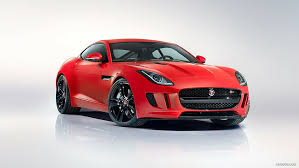 Jaguar f type side view. Hd Wallpaper Car Gray Background Jaguar F Type Coupe Red Cars Side View Wallpaper Flare