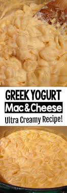 Creamy Greek Yogurt Mac And Cheese In 2020 Mac And Cheese Healthy Healthy Greek Yogurt Tasty Pasta