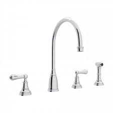C Spout Kitchen Faucet With Sidespray