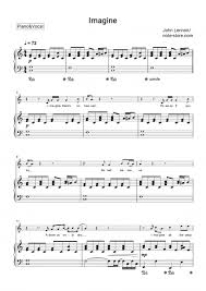 Piano sheet music letters clarinet sheet music saxophone music easy piano sheet music music chords music sheets cello keyboard noten song notes. John Lennon Imagine Sheet Music For Piano With Letters Download Piano Vocal Sku Pvo0004587 At Note Store Com