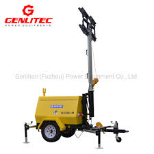 Find portable light tower manufacturers from china. China 5kva Diesel Portable Lighting Tower Generator With 4x300w Led Floodlights China Tower Light Light Tower