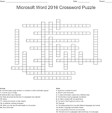Maybe you would like to learn more about one of these? Microsoft Word Crossword Wordmint