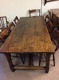 Antique French Oak Farmhouse Table Circa 1840 With Centre Stretcher Beautiful Colour And Patina Dining Table Chairs Farmhouse Dining Farmhouse Table