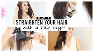 Using it is what will get you the smooth look and puts some distance between your hair and the heat. How To Use A Blow Dryer To Straighten Hair Step By Step Guide