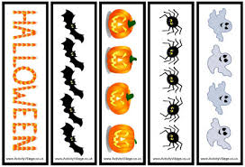 Here's a free printable halloween jack o'lantern mask, a paper clown mask and a. Halloween Bookmarks