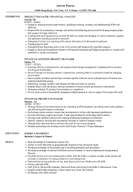 To avoid this competition and to reach the goal soon, you need a better and perfect resume template. Financial Project Manager Resume Samples Velvet Jobs