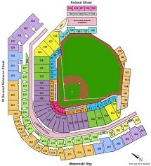 pittsburgh pirates pnc park seating plan pittsburgh