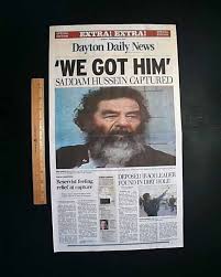 Последние твиты от saddam hussein (@officialsaddam). Saddam Hussein Captured Rarenewspapers Com