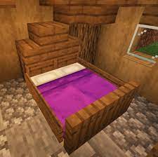 Minecraft Simple Doublebed Design Minecraft Room Minecraft Designs Minecraft