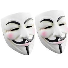 Check spelling or type a new query. Hacker Mask V For Costume Anonymous Mask V Vendetta Guy Masks For 2020 Halloween Party Cosplay Buy Online In India At Desertcart In Productid 215924493