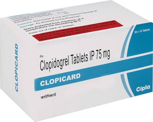 Clopicard 75Mg Strip Of 15 Tablets