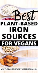 10 Easy Plant-based Sources Of Iron Foods High In Iron Vegan Iron Sources Vegan Iron