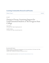Daring to Dream: Sustaining Support for Undocumented Students at The  Evergreen State College
