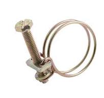 Amazon.com: 10pcs Double Wire Hose Clamp, Adjustable Hose Pipe Clamps with  Screws Bolts Locking Used for Long Time Fastening, Zinc-plating ...