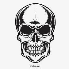 La Calavera Negra Clipart De Craneo Monocromo Clasico Png Y Vector Para Descargar Gratis Pngtree Black Skulls Wallpaper Skull Sketch Skull Art Drawing