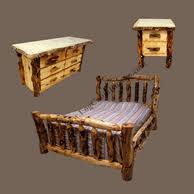 Reclaimed barnwood beds and bed frames. Rustic Log Bedroom Sets And Packages Log Cabin Rustics