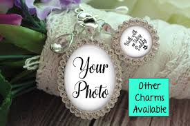 Walk With Me Today Daddy Wedding Rhinestone Bouquet Memorial Photo Charm Blue Wedding Charm Wedding Date Charm Gift For The Bride In 2020 Wedding Bouquet Charms Bouquet Charms Wedding Charm