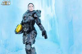 I made Kelly 087 from Halo 5 a couple years ago and I'm still proud of it!  : r/halo