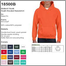 Personalize Gildan 18500b Youth Hooded Sweatshirt