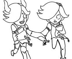 Brawl stars super easy drawing tutorial with a coloring page. Malvorlagen Brawl Stars Season 3 Colette Und Trixie Colette 1
