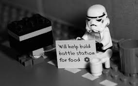 Stormtrooper Adventures Homeless We Should Put Little Signs Like This Everywhere Star Wars Humor Star Wars Fan Art Star Wars Toys