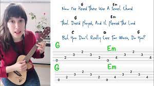 Download and print in pdf or midi free sheet music for hallelujah by leonard cohen arranged by musicgllover for piano (solo). Hallelujah Leonard Cohen Ukulele Tutorial With Tabs And Lyrics Youtube