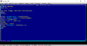 Check spelling or type a new query. Program Menghitung Luas Dan Keliling Segitiga Pada Free Pascal Nxenes Kadete