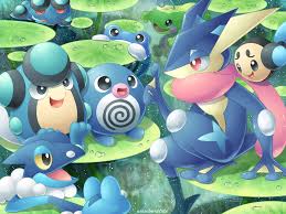 greninja, froakie, poliwag, tympole, politoed, and 4 more (pokemon) drawn  by sasabunecafe | Danbooru