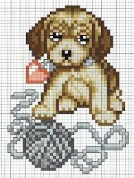 Free Puppy Dog Cross Stitch Chart Pattern Cross Stitch
