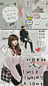 Lizkook Lockscreen Lukisan Pensil Warna Selebritas